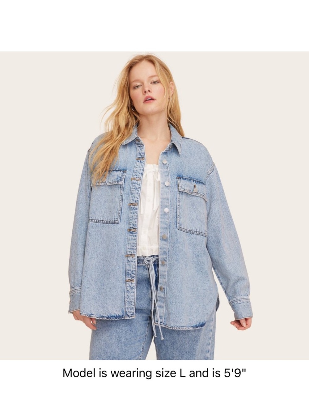Parke x Target Denim Shirt Jacket